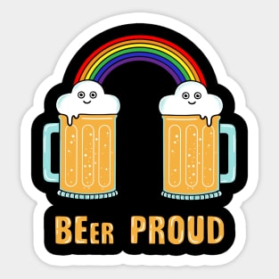 Beer Proud Sticker